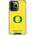 University of Oregon Mesh Yellow iPhone 15 Pro Clear Case